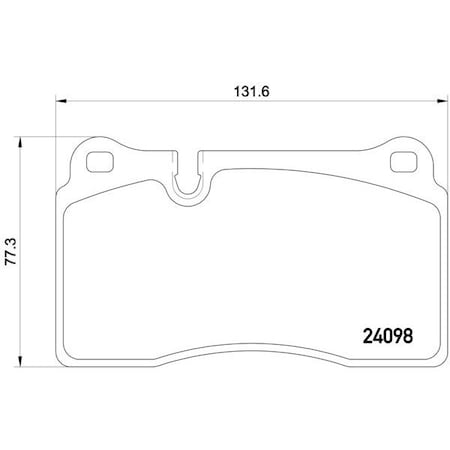 Pagid Brakes Disc Brake Pad, 355019941 355019941